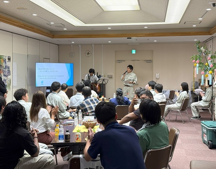 コーヒーブレイクの様子