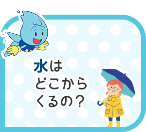 水はどこからくるの？