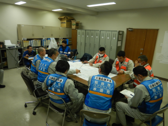 珠洲市での打ち合わせの様子